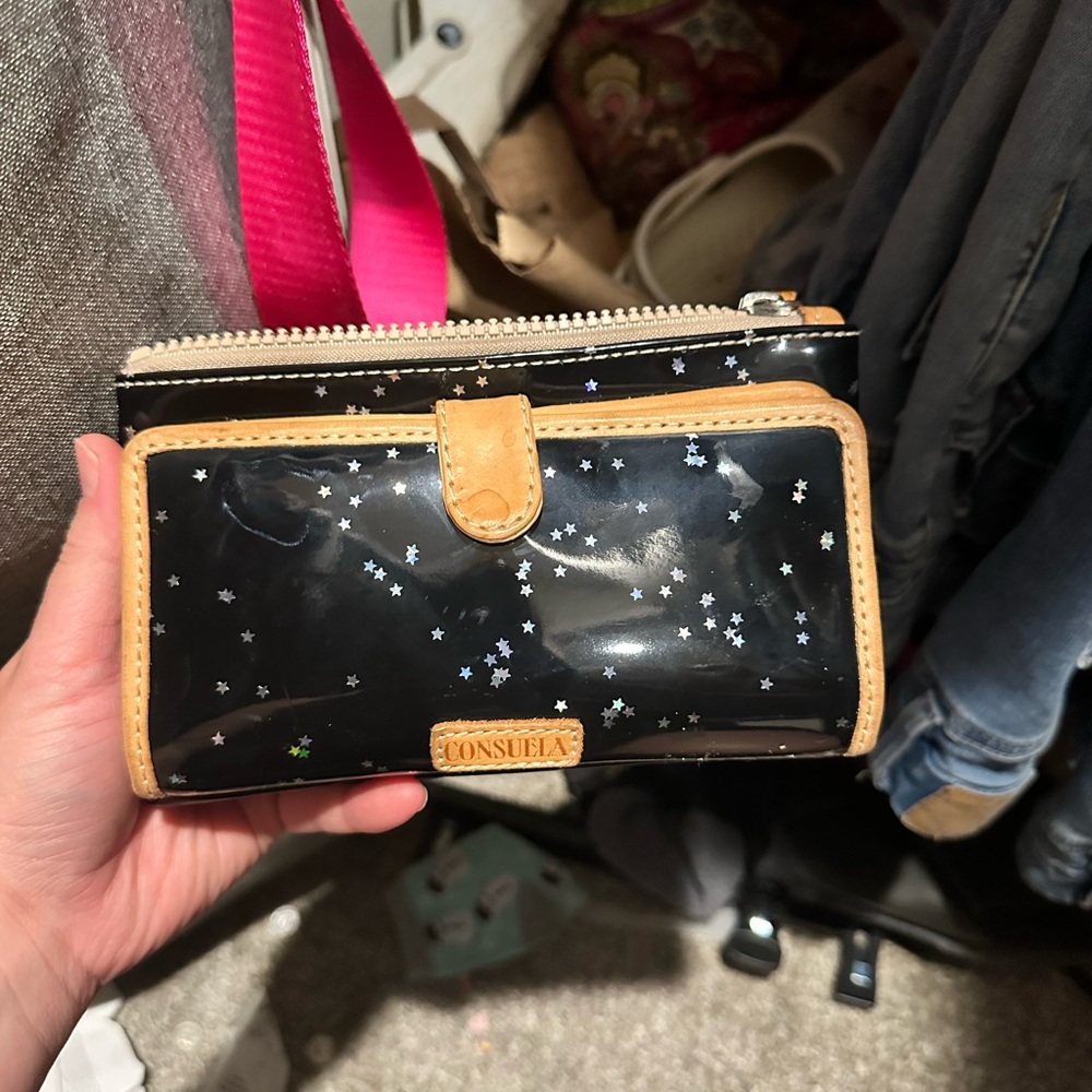 Consuela Black Star Wallet